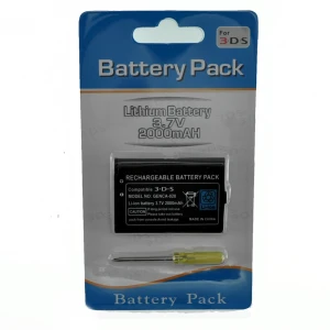 Nabíjateľná batéria pre Nintendo 3DS 3,7V 2000mAh kompatibilná a odolná