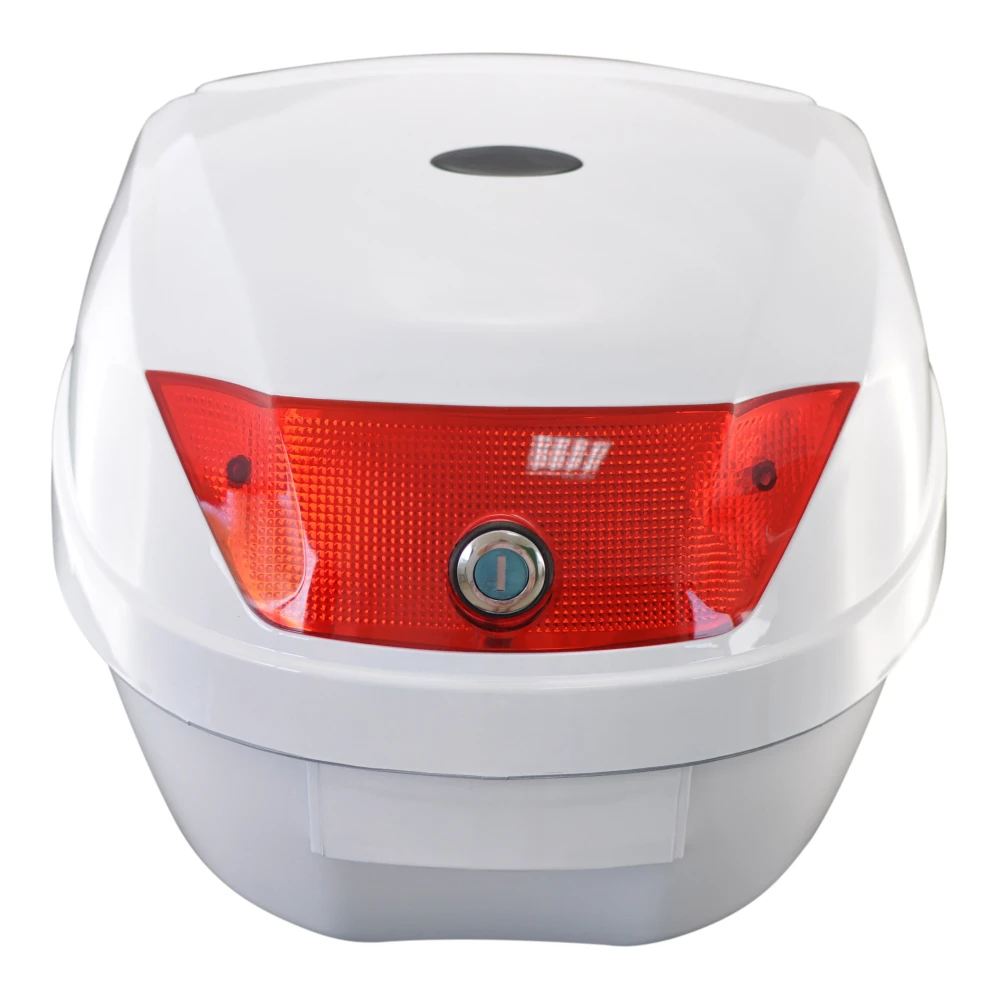 Univerzálny moto kufor 28L biely - top case na 1 prilbu
