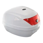 Univerzálny moto kufor 28L biely - top case na 1 prilbu