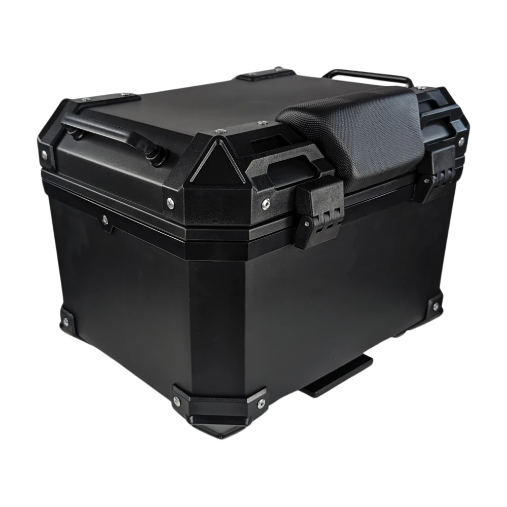 Univerzálny moto kufor 36L s bedrovou opierkou a štvorcovým kufrom z čierneho ABS