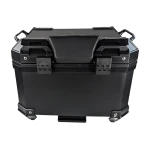 Univerzálny moto kufor 36L s bedrovou opierkou a štvorcovým kufrom z čierneho ABS