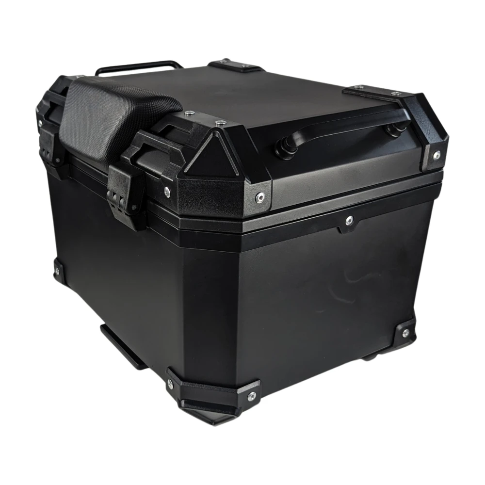 Univerzálny moto kufor 36L s bedrovou opierkou a štvorcovým kufrom z čierneho ABS