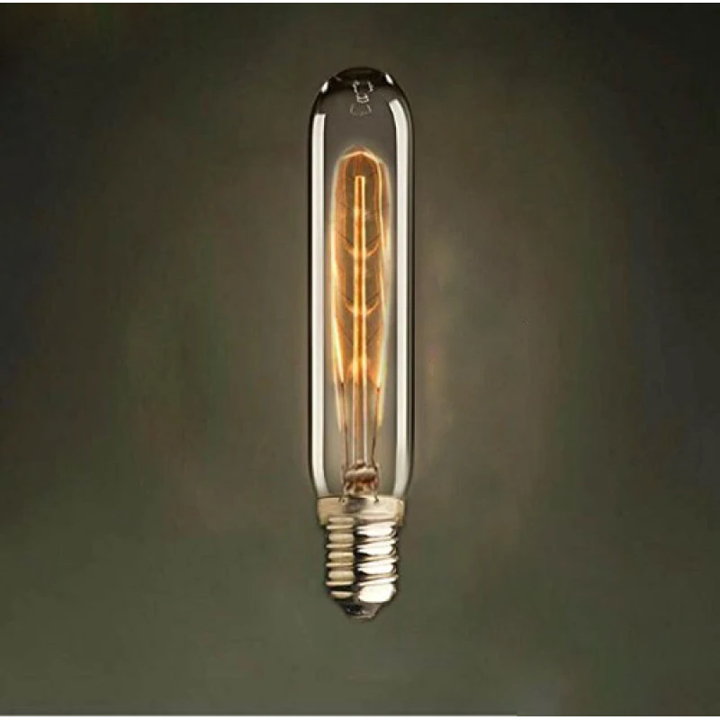Vintage Edison filamentová žiarovka G80 E14 40W na industriálnu dekoráciu