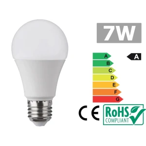 LED žiarovka E27 7W 3300K teplá biela s nízkou spotrebou