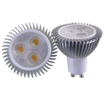 LED žiarovka GU10 3W 6500K jasné svetlo pre úsporné osvetlenie
