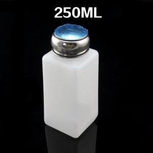 Dávkovacia fľaša na čistiaci alkohol 250ml s tlakovým dávkovaním