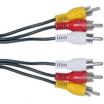 Audio a video kábel 3 RCA 1.2 m na pripojenie