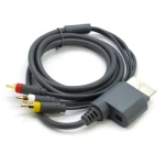 AV RCA kábel pre Xbox 360 - HD TV Premium kompozit A/V pre Microsoft
