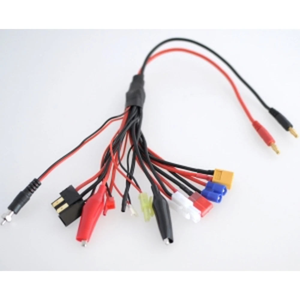 Viacnabíjací kábel 12 v 1 pre Lipo RC batérie Amass