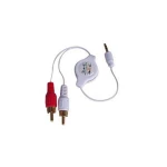 Retrakčný stereo kábel pre iPod iPhone 3G MP3