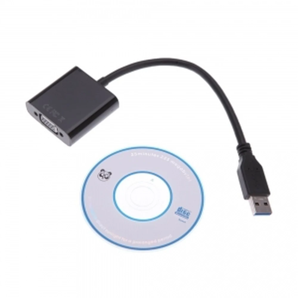 USB 3.0 na VGA kábel pre monitor 1080p - satkit