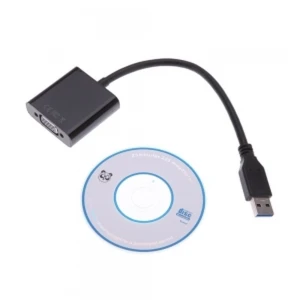 satkit USB 3.0 na VGA kábel pre monitor 1080p - satkit