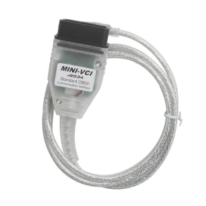 Diagnostický kábel mini VCI Toyota kompatibilný so softvérom OEM TIS