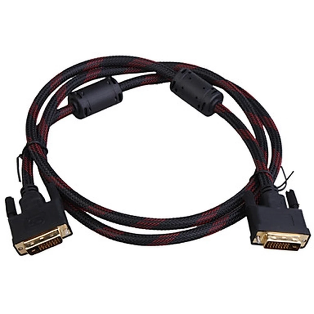 DVI kábel 24 pinov, dĺžka 5 metrov, pre HD pripojenie