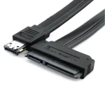 eSATA na SATA 22 pin kábel s eSATA+USB combo konektorom