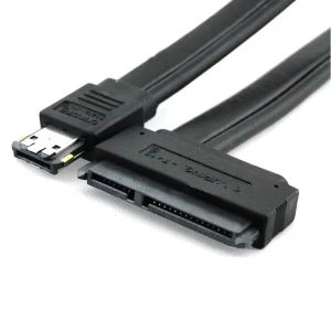 eSATA na SATA 22 pin kábel s eSATA+USB combo konektorom