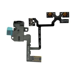 Audio flex kábel iPhone 4 čierny - originálny diel na opravu