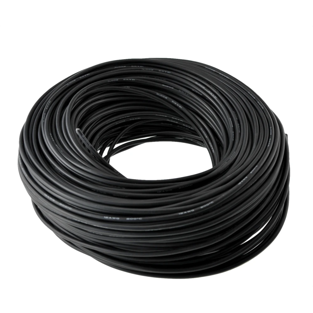 Flexibilný silikónový kábel 12AWG odolný do 200 °C a 600V na profesionálne použitie