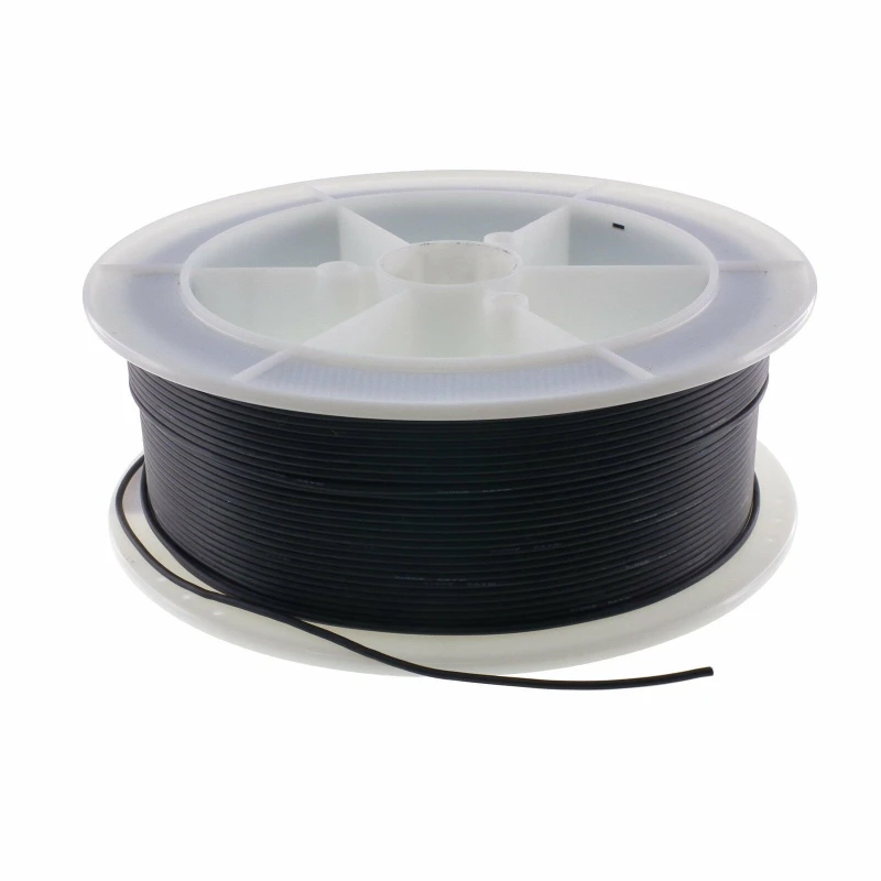 Flexibilný silikónový kábel 22AWG do 200°C a 600V, čierny