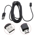 Micro USB kábel 3 m pre ovládač PS4 a Xbox One