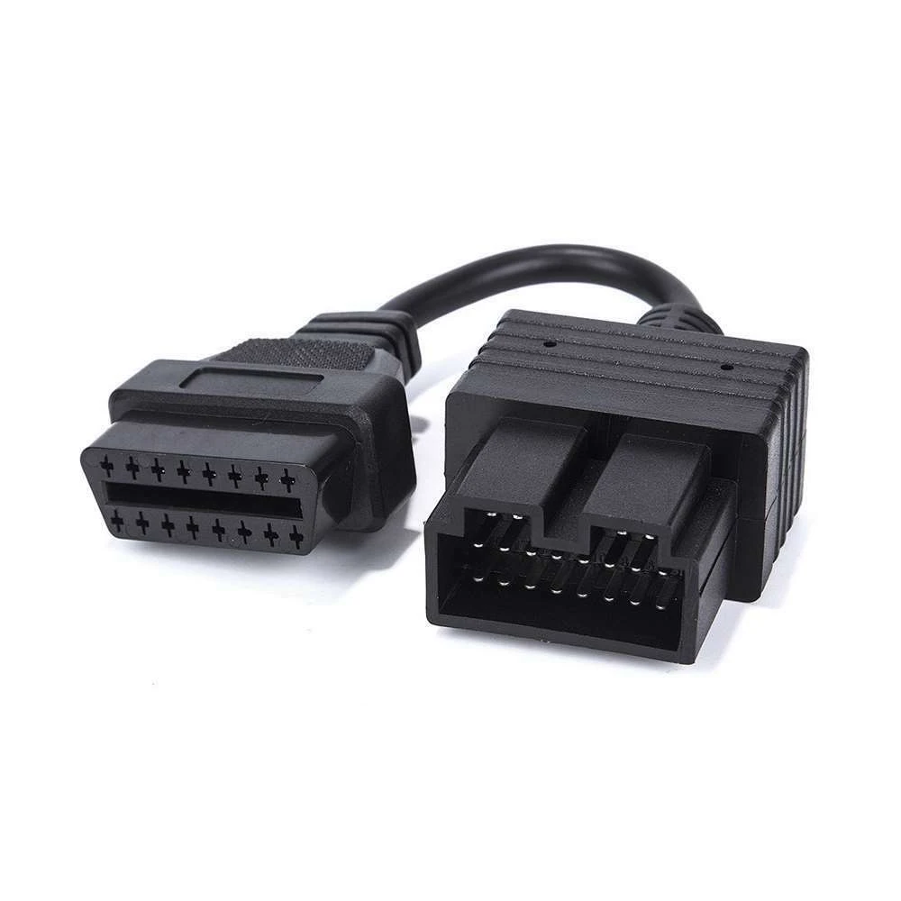 Kia OBD1 na OBD2 kábel: diagnostický adaptér 20Pin na 16Pin kompatibilný s KIA
