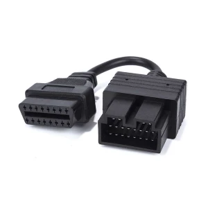 Kia OBD1 na OBD2 kábel: diagnostický adaptér 20Pin na 16Pin kompatibilný s KIA