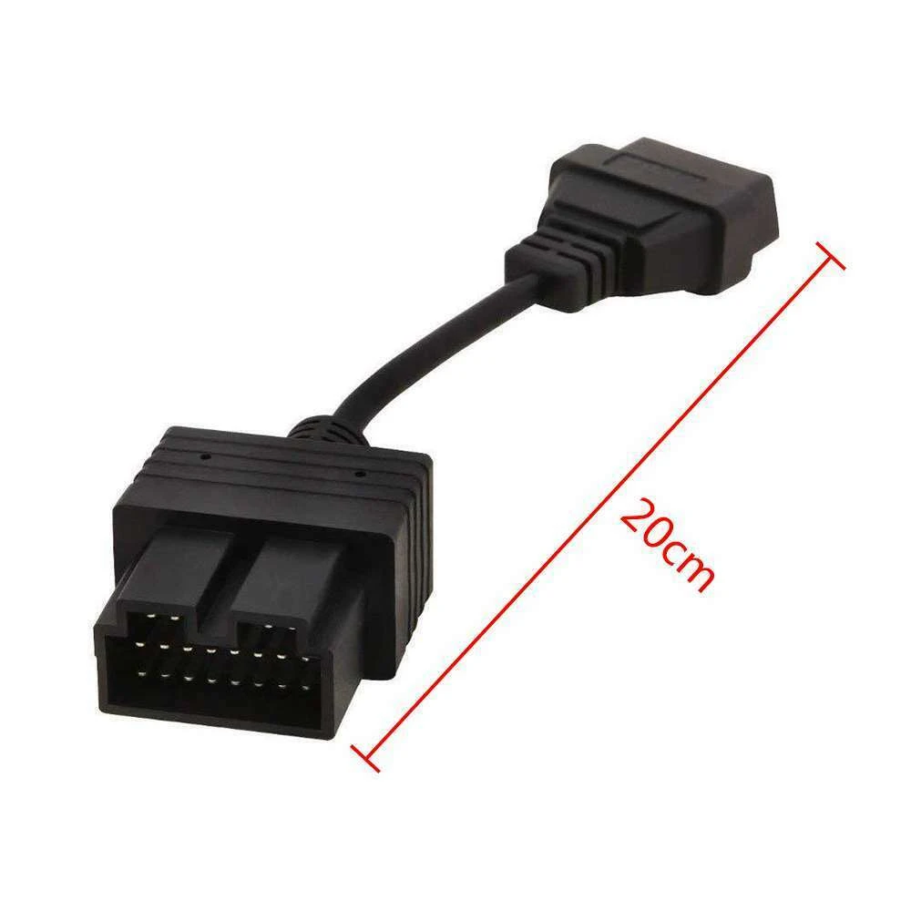 Kia OBD1 na OBD2 kábel: diagnostický adaptér 20Pin na 16Pin kompatibilný s KIA