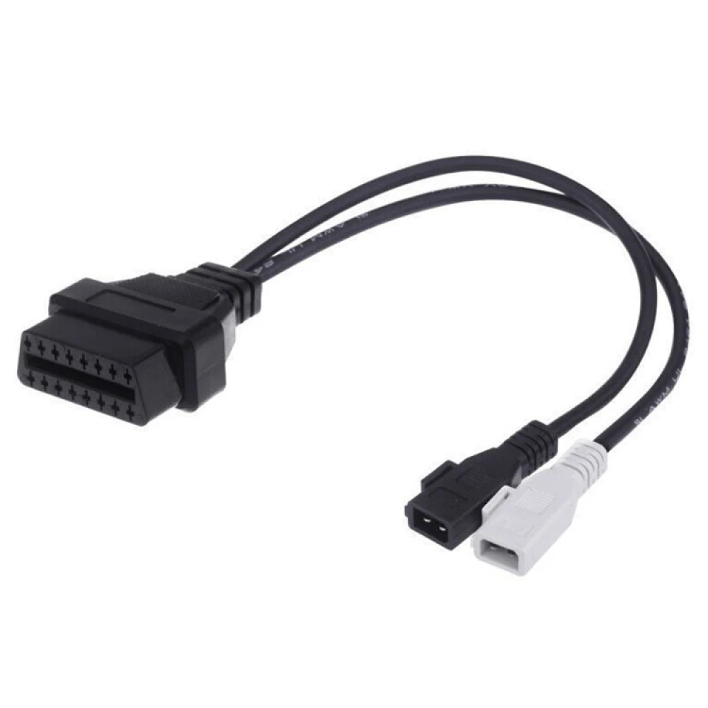 OBD2 kábel 2x2 na 16 pin kompatibilný s VW Audi Seat Skoda VAG adaptér