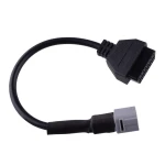 OBD2 kábel 6 pin na 16 pin pre Suzuki moto s diagnostickým adaptérom