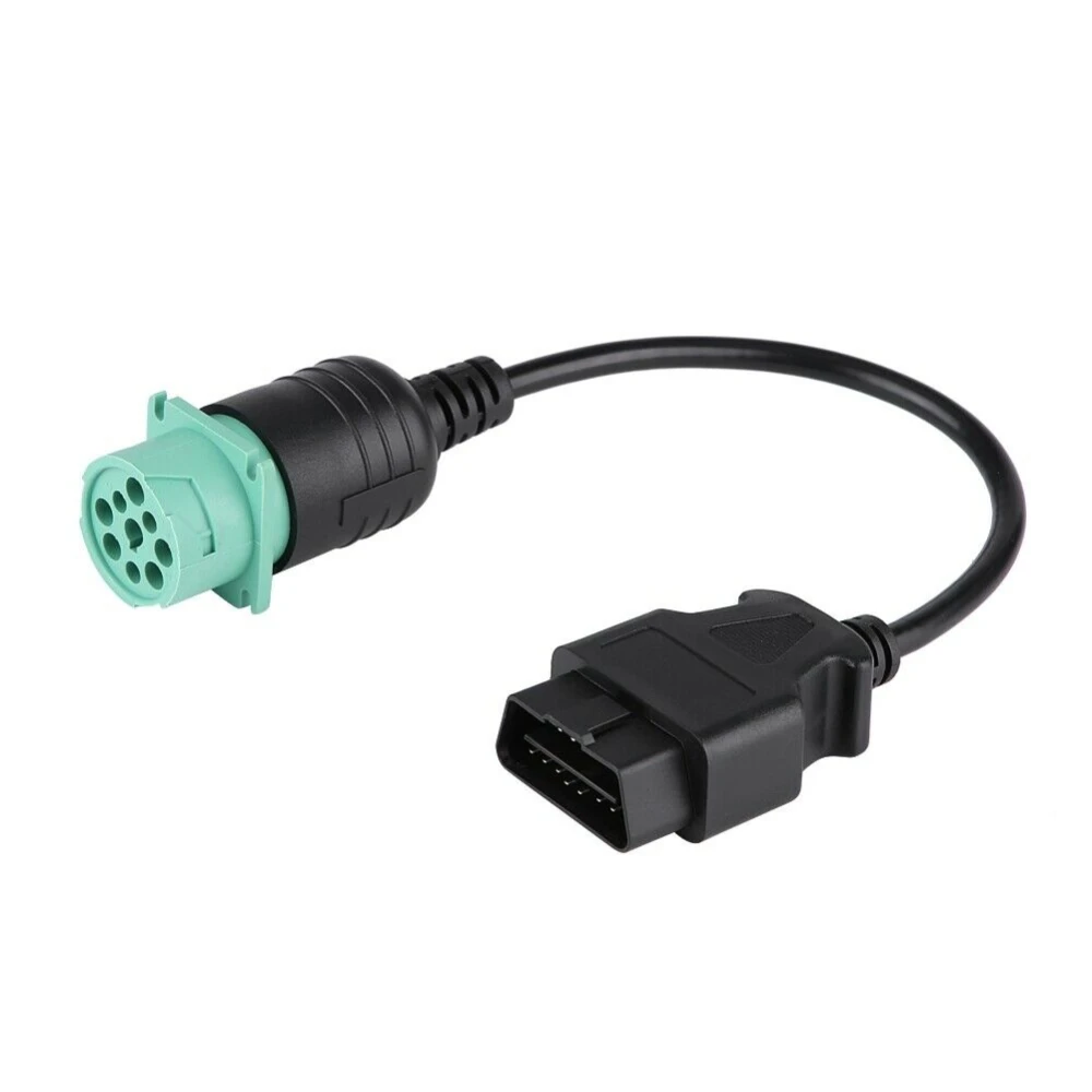 OBD2 kábel 9 Pin na 16 Pin pre kamión Cummins – profesionálny diagnostický adaptér