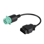 OBD2 kábel 9 Pin na 16 Pin pre kamión Cummins – profesionálny diagnostický adaptér