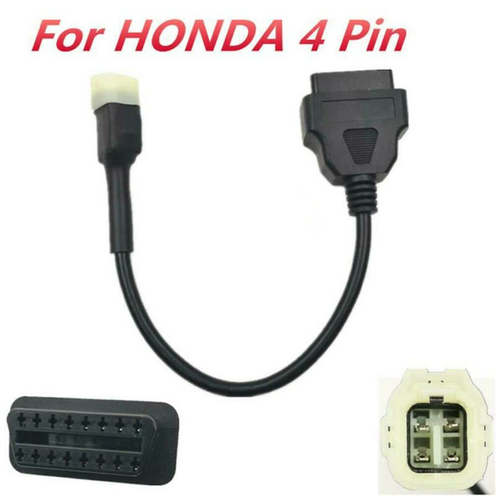 OBD2 na 4-pin kábel pre Honda moto - kvalitný diagnostický adaptér