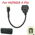 OBD2 na 4-pin kábel pre Honda moto - kvalitný diagnostický adaptér