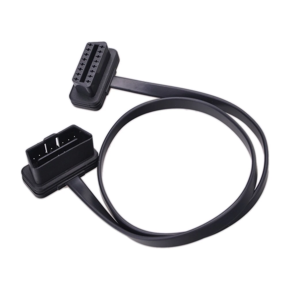 OBD2 predlžovací kábel 60 cm s 90° uhlom pre jednoduché pripojenie