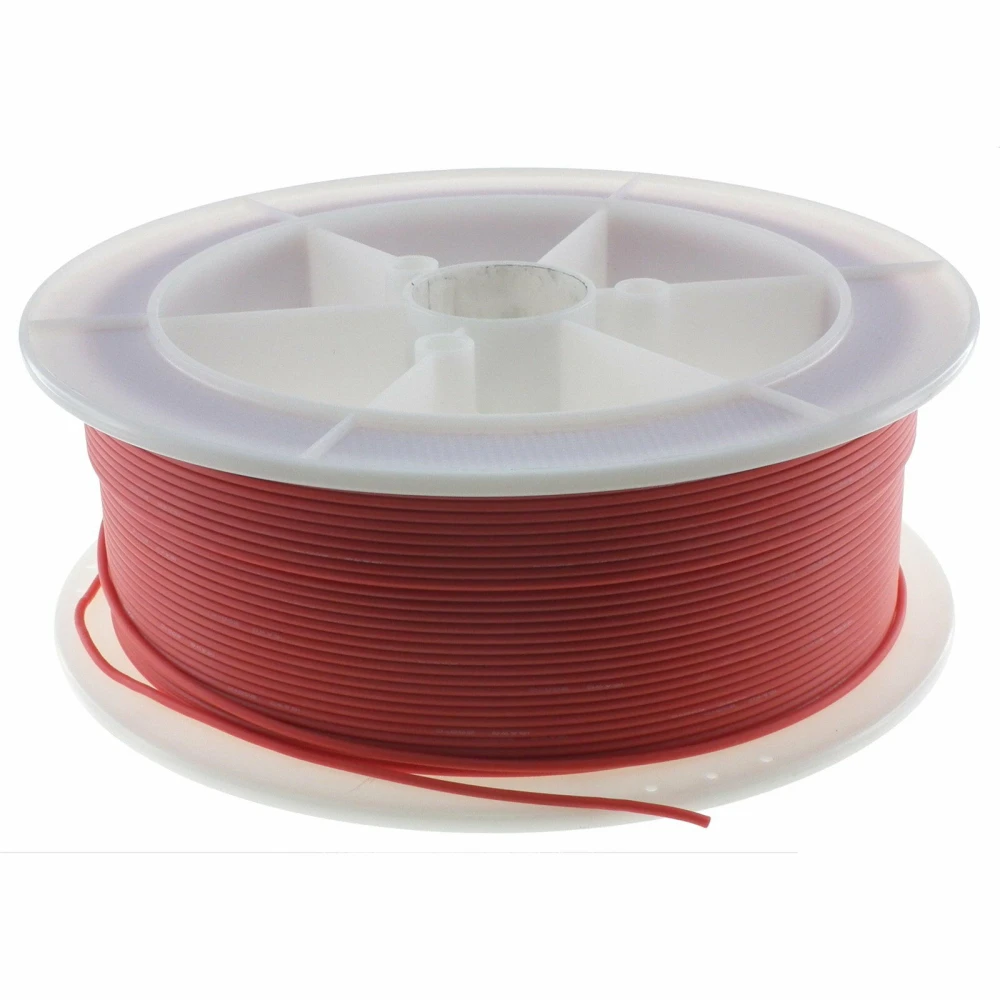 Silikónový kábel 22 AWG červený do 200º a 600 V