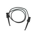 Testovací kábel test clip na test clip 50 cm čierny TL2218 na presné meranie