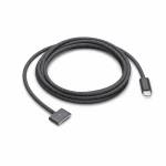 Kábel USB-C na MagSafe 3 140W pre MacBook Pro a Air - 2 m opletený, Vesmírna sivá