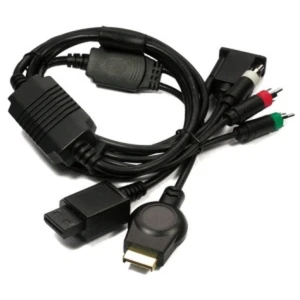 satkit VGA kábel pre PS3 Wii na pripojenie konzoly k monitoru s RCA audio