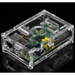 Priehľadný akrylový kryt pre Raspberry Pi kompatibilný s Modelmi A a B