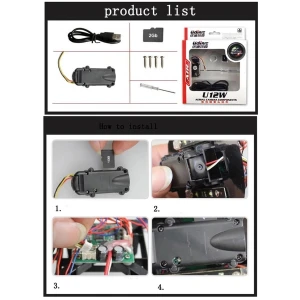HD kamera pre kvadrokoptéru U12W kompatibilná s modelmi U818A a U829A