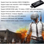 HDMI USB 1080P video capture card pre streaming, hry a videohovory