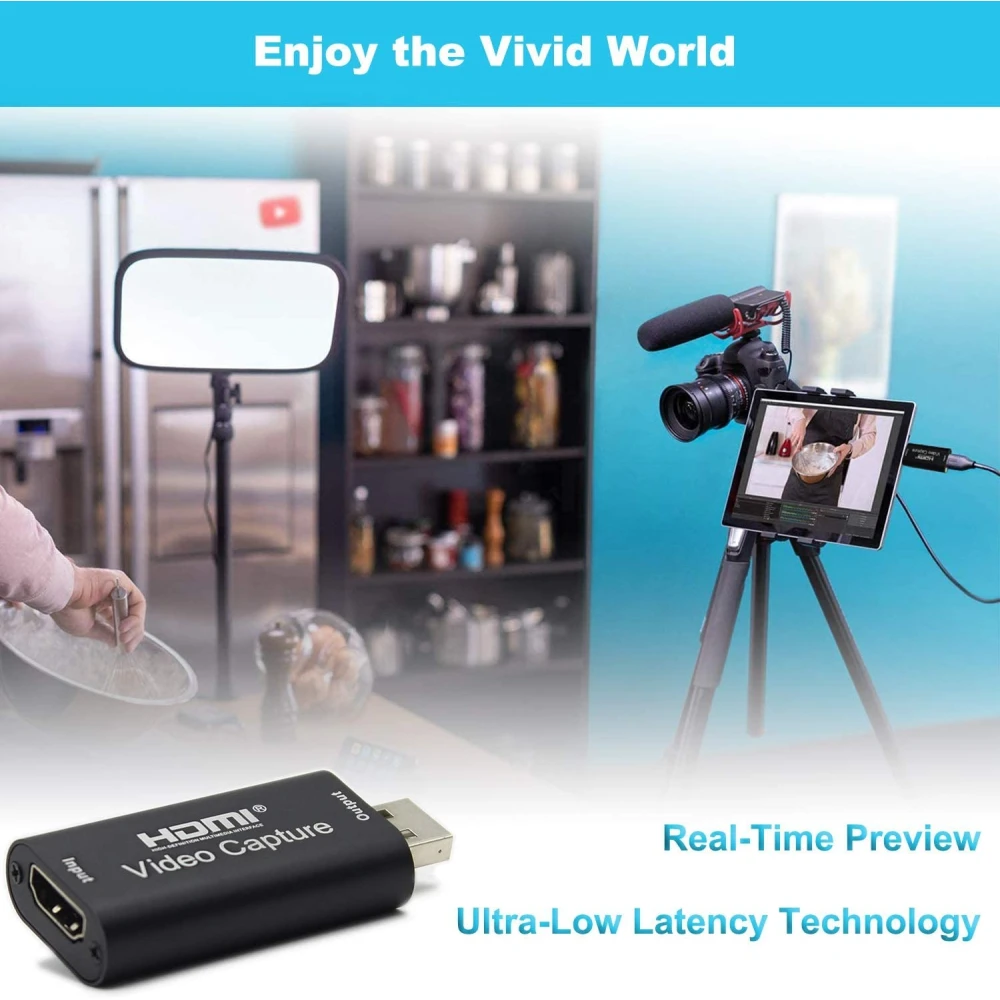 HDMI USB 1080P video capture card pre streaming, hry a videohovory