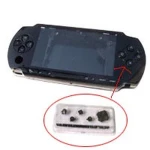 Kompletný čierny kryt PSP s tlačidlami na opravu a výmenu