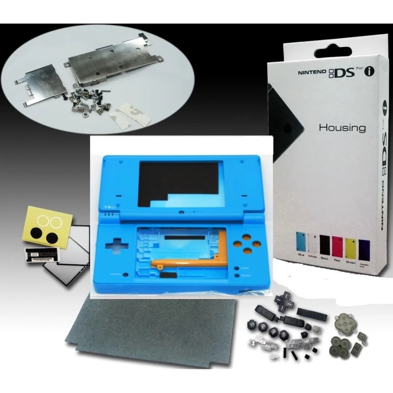 Modrý kryt pre Nintendo DSi – kompletný náhradný diel