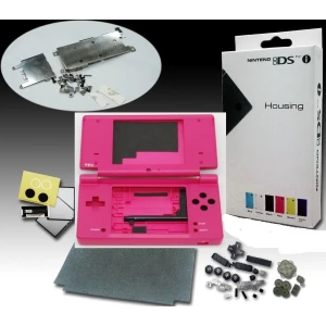 Ružný kryt pre Nintendo DSi - kompletný diel s tlačidlami a skrutkami