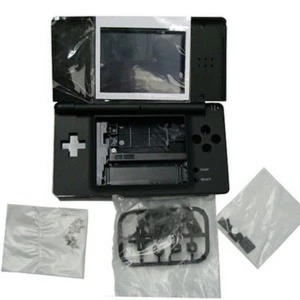 Čierny náhradný kryt Nintendo DS Lite na opravu a tuning