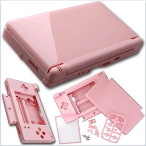 Ružový náhradný kryt Nintendo DS Lite na kompletnú výmenu a úpravu