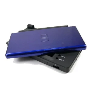 Náhradný kryt pre Nintendo DS Lite (ČIERNO-MODRÝ) s kompletnou sadou