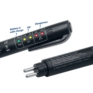TSX TOOL Tester brzdovej kvapaliny s 5 LED pre DOT3, DOT4 a DOT5