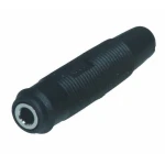 4mm čierny samičí banánik BS4506 pre meracie prístroje